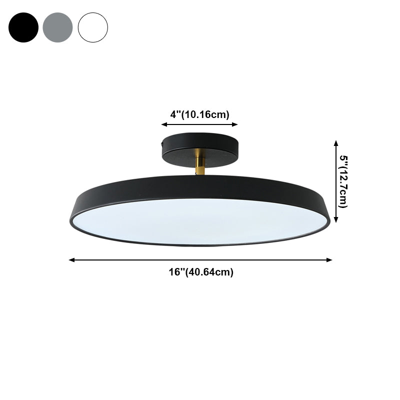 Modernist Flush Mounted Ceiling Lights Round LED Flush Mount Lighting for Living Room