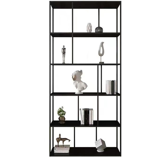 Metal Iron Etagere Bookshelf Contemporary Vertical Open Bookcase