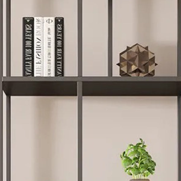 Metal Iron Etagere Bookshelf Contemporary Vertical Open Bookcase