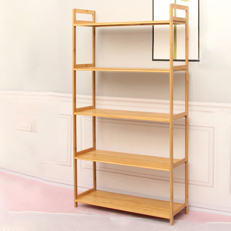 Contemporary Engineered Wood Bookcase Open Back Bookshelf for Home Office