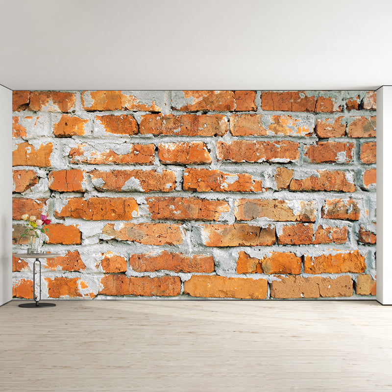 Modern Style Photography Wall Mural Wallpaper Brick Texture Bedroom Wall Mural