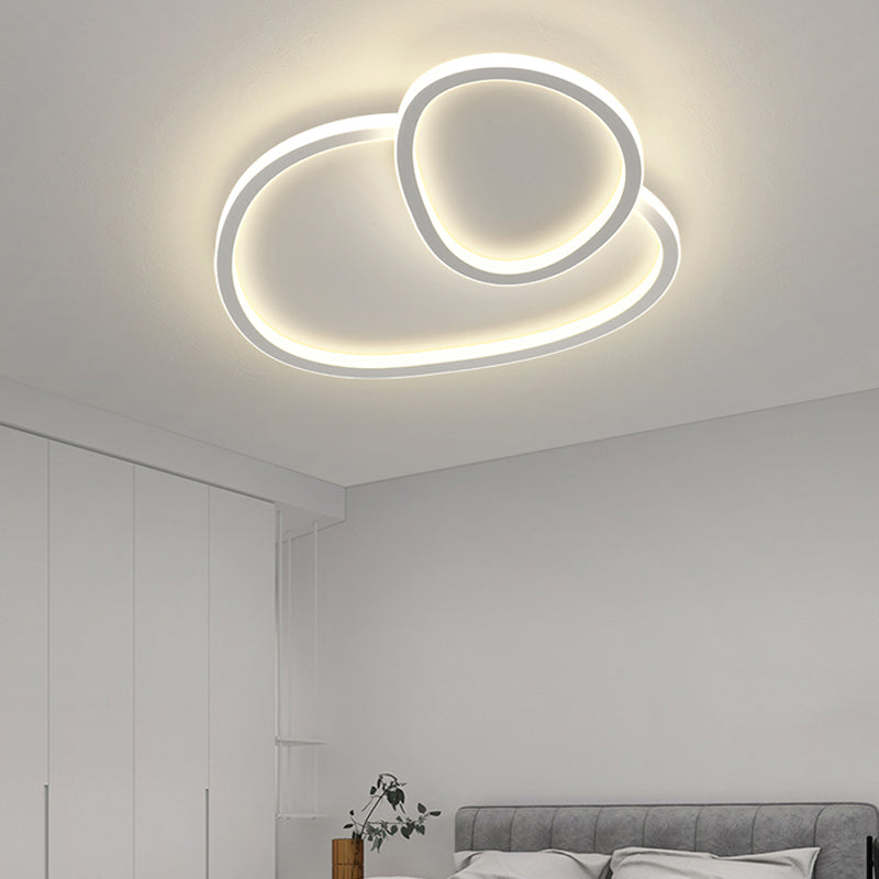 Geometry Shape LED Ceiling Lamp Modern Iron Flush Mount for Living Room Dining Room