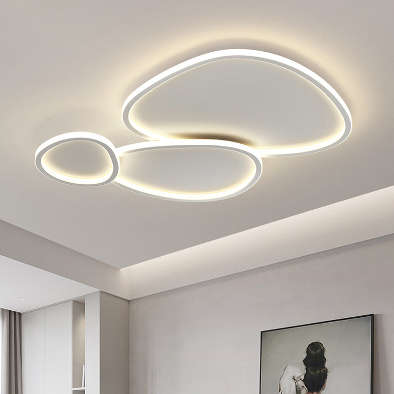 Geometry Shape LED Ceiling Lamp Modern Iron Flush Mount for Living Room Dining Room