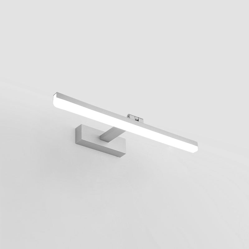 Modern Simple Aluminum Vanity Light Strip Shape LED Vanity Lamp for Shower Room