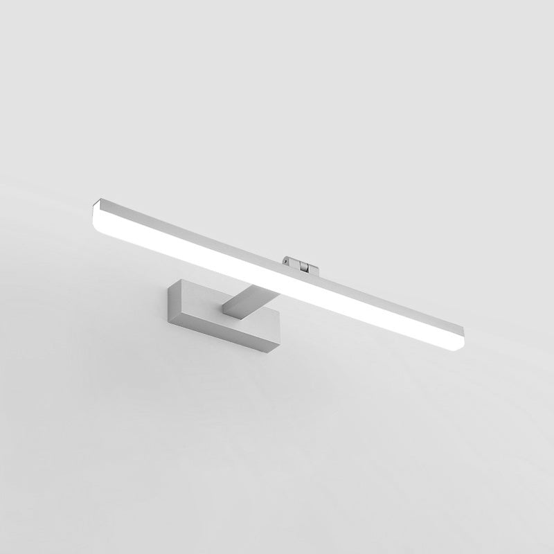 Modern Simple Aluminum Vanity Light Strip Shape LED Vanity Lamp for Shower Room