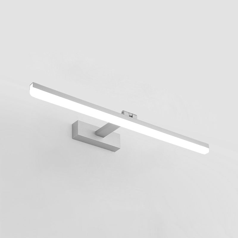 Modern Simple Aluminum Vanity Light Strip Shape LED Vanity Lamp for Shower Room