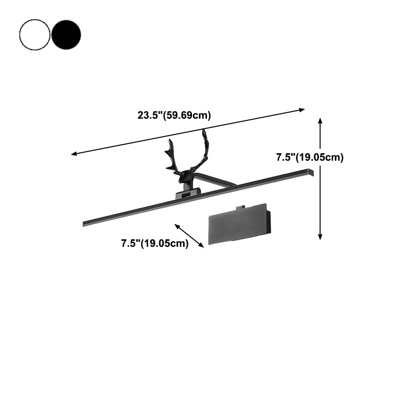 Metal Wall Lighting Fixture Minimalist LED Wall Mount Light Fixture for Bathroom