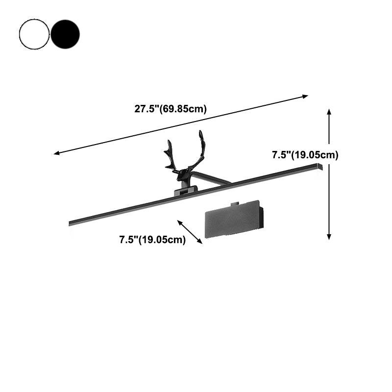 Metal Wall Lighting Fixture Minimalist LED Wall Mount Light Fixture for Bathroom