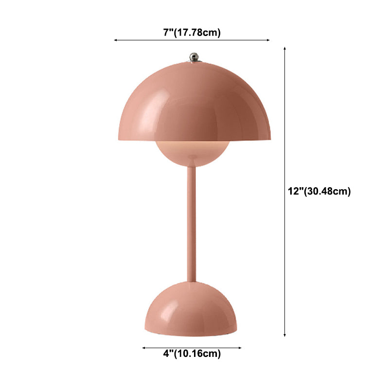 Macaron Simple Table Lamp 1-Light Desk Light with Acrylic Shade for Bedroom