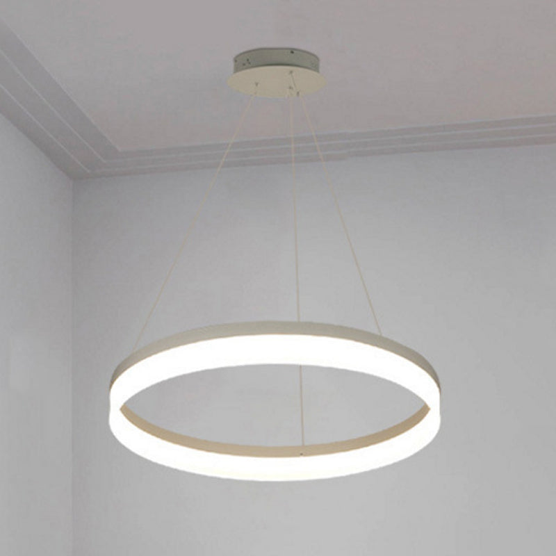 Simple Linear Pendant Lighting Fixture Modern Style Hanging Chandelier for Living Room