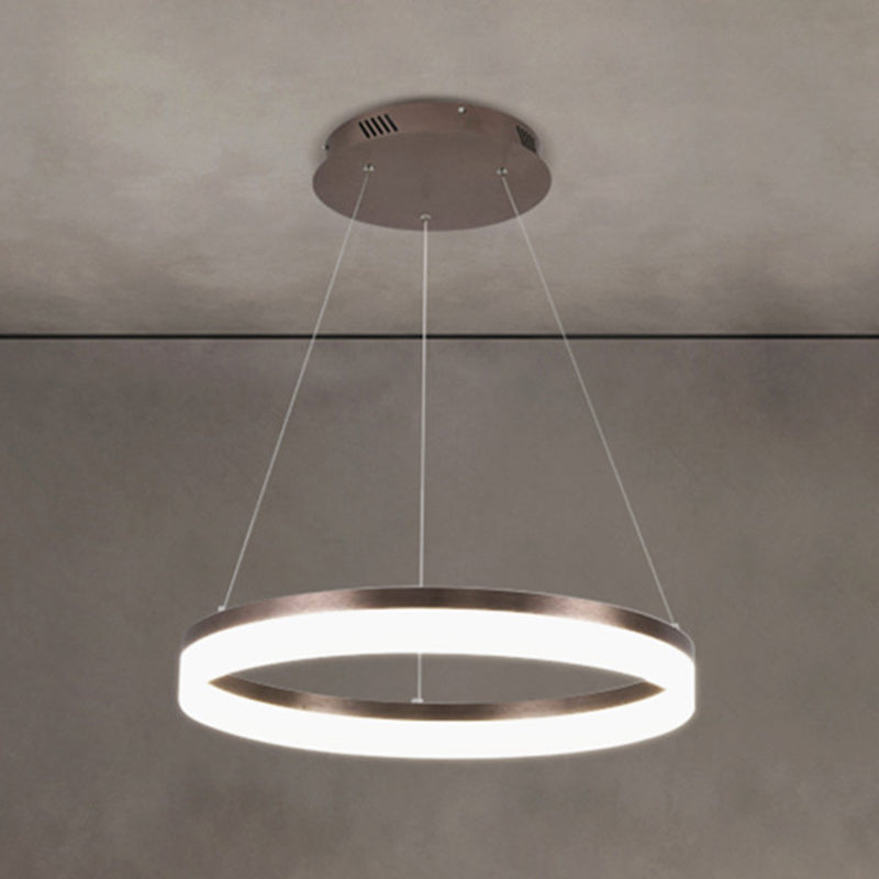 Simple Linear Pendant Lighting Fixture Modern Style Hanging Chandelier for Living Room