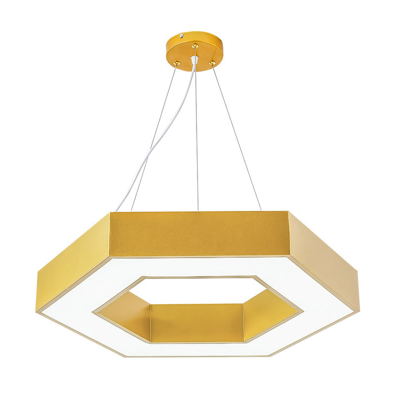 Geometric Hanging Light Kit Modern Style Metal 1 Light Suspension Light