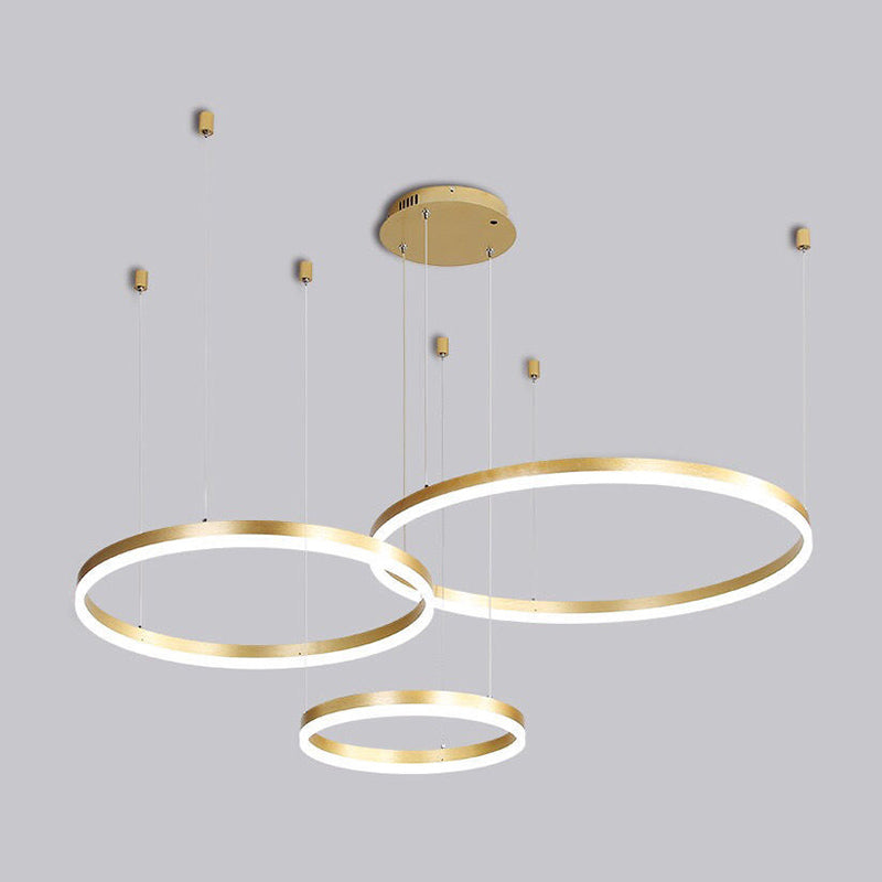 Orbit Hanging Light Kit Modern Style Metal 3 Lights Hanging Ceiling Lights