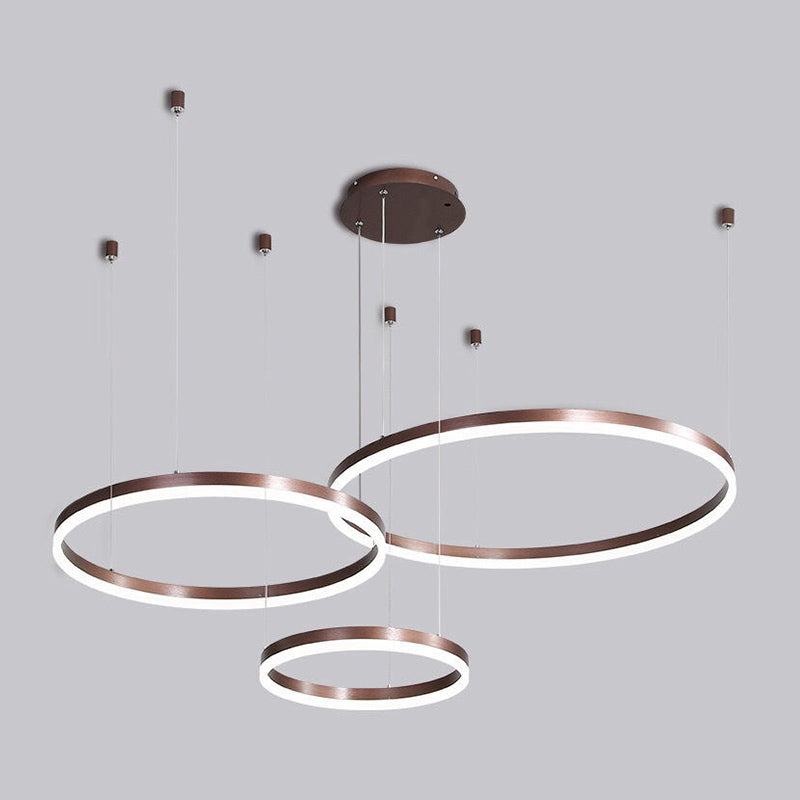 Orbit Hanging Light Kit Modern Style Metal 3 Lights Hanging Ceiling Lights