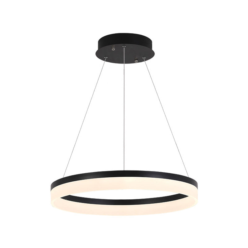 Simple Pendant Lighting Fixture Modern Style LED Hanging Chandelier