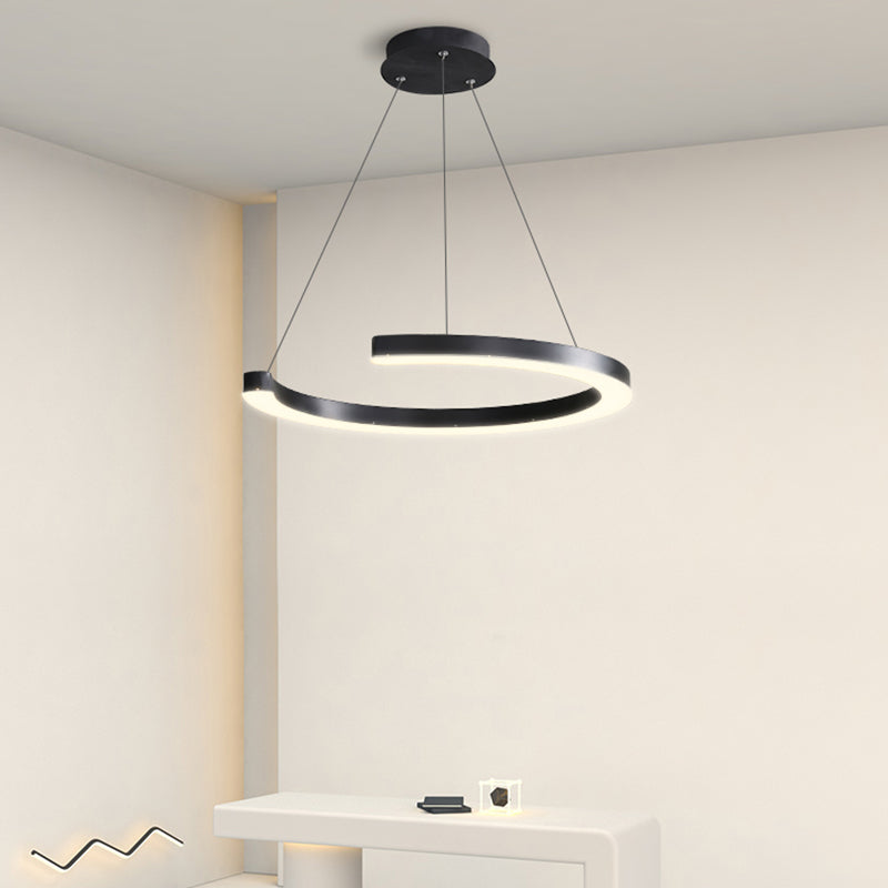 LED Hanging Pendant Light Fixture Modern Style Chandelier for Living Room