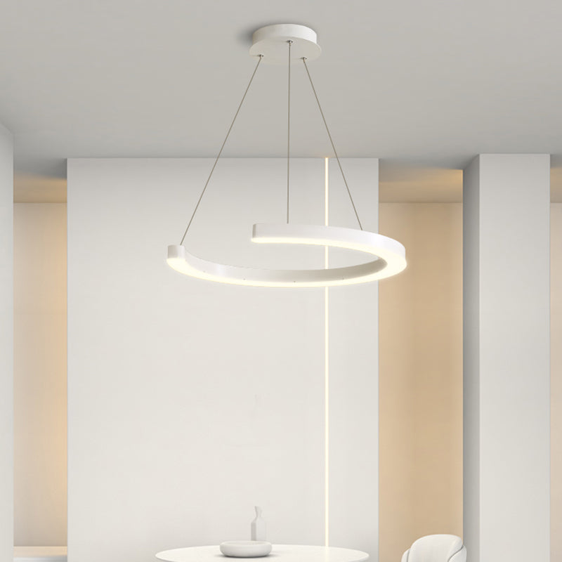 LED Hanging Pendant Light Fixture Modern Style Chandelier for Living Room