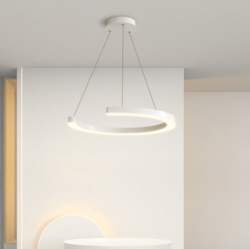 LED Hanging Pendant Light Fixture Modern Style Chandelier for Living Room