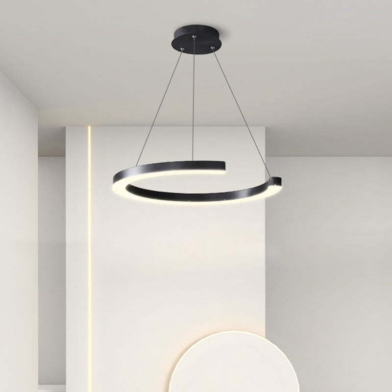 LED Hanging Pendant Light Fixture Modern Style Chandelier for Living Room