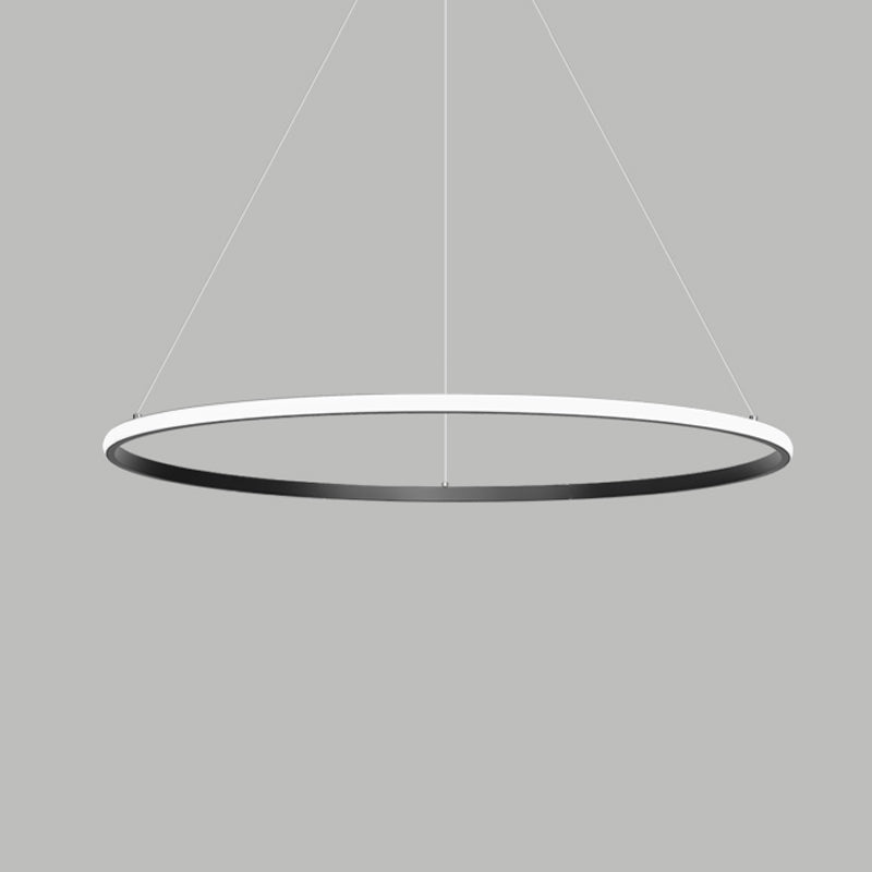 Metal Round Shape Flush Ceiling Light Modern Style 1 Light Flush Mount Lighting Fixture