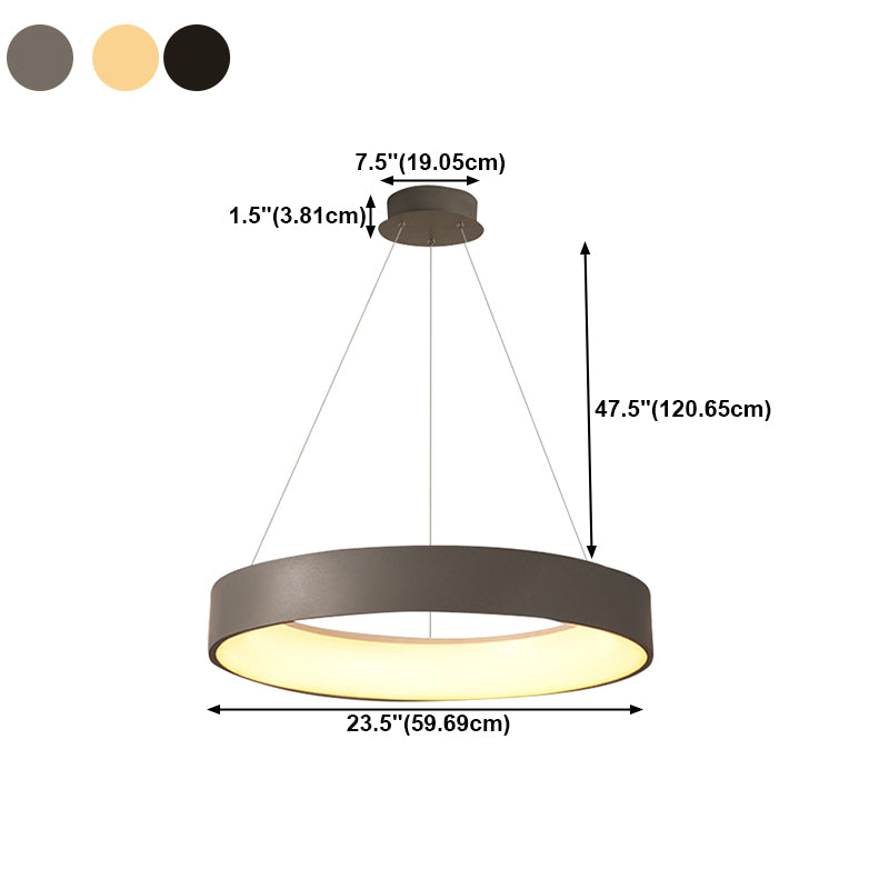 Modern Style Hanging Lighting Fixture Household LED Chandelier for Sitting Room