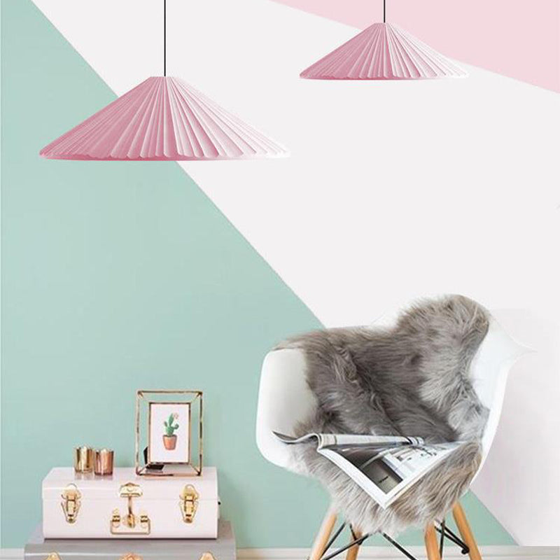 Cone Shape Hanging Light Modern Style Resin 1 Light Hanging Lighting for Living Room