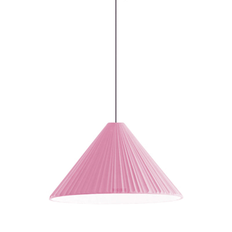 Cone Shape Hanging Light Modern Style Resin 1 Light Hanging Lighting for Living Room