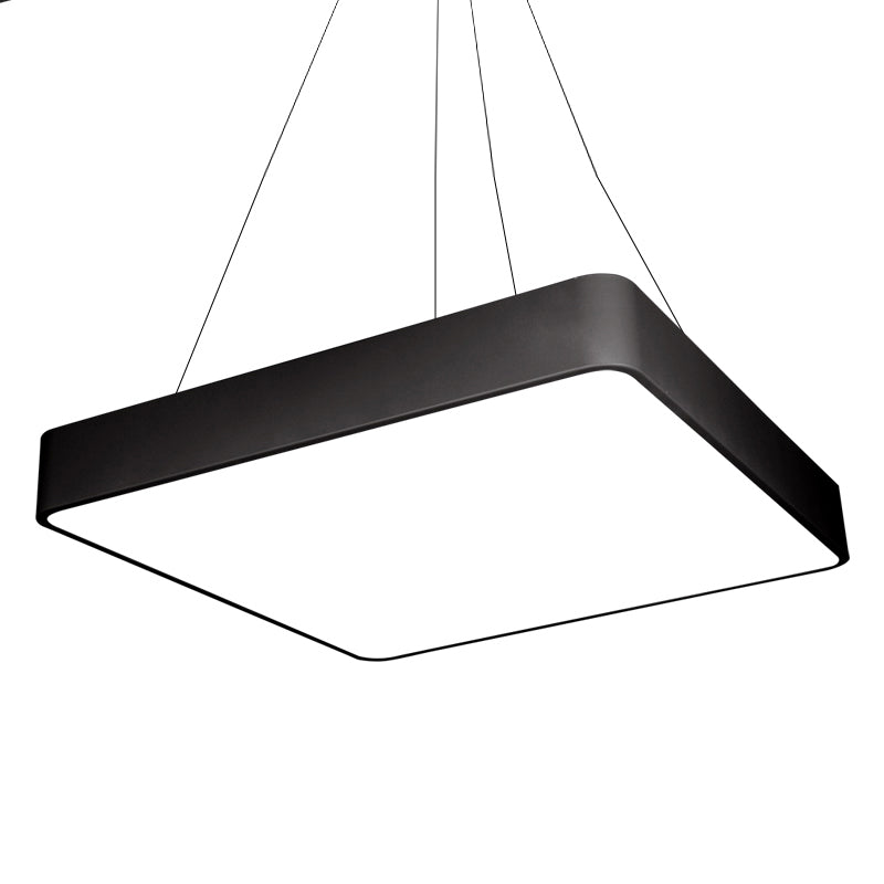 Geometric LED Pendant Light Modern Metal Hanging Pendant for Office Meeting Room