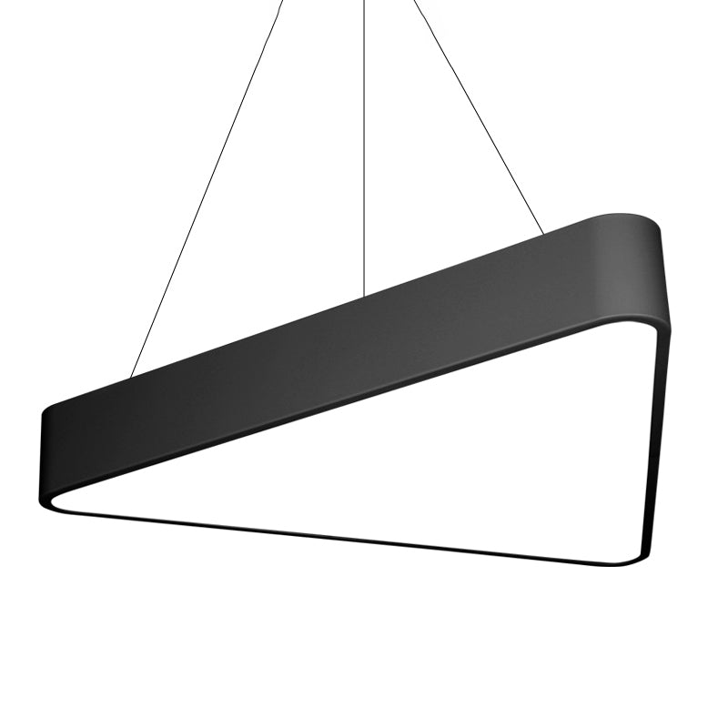 Geometric LED Pendant Light Modern Metal Hanging Pendant for Office Meeting Room