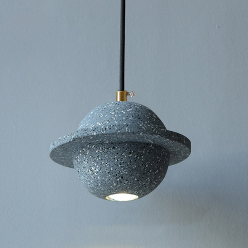 Cement Ball Shape Hanging Light Modern Style Hanging Light Fixtures