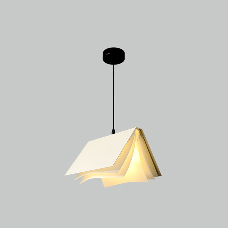 Metal Creative Pendant Light 1-Light Book Hanging Ceiling Light for Coffee Shop