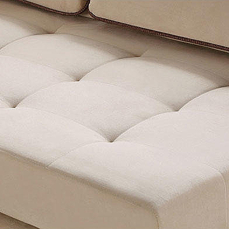 140.94"L x 68.5"W x 33.46"H Pillow Top Arm Sofa and Chaise Cushion Back Sectionals