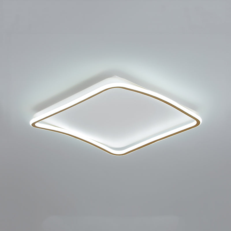 Gold Modernist Flush Mounted Ceiling Lights LED Flush Mount Lighting for Living Room