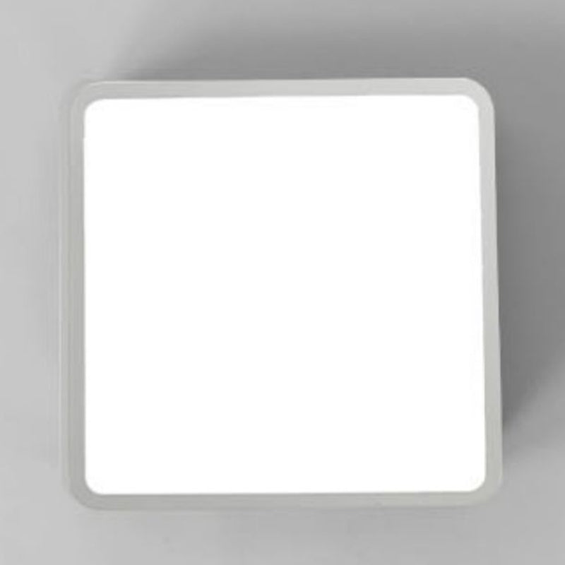 Square Shape LED Ceiling Lamp Modern Aluminium1 Light Flush Mount for Office