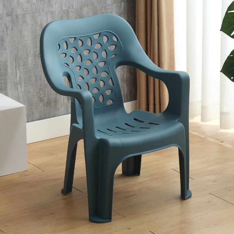 Contemporary Chair Dining Arm Chair for Kitchen with Plastic Legs