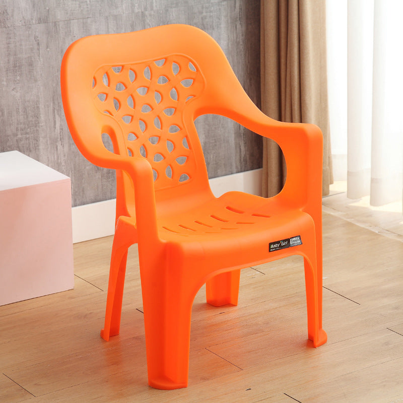 Contemporary Chair Dining Arm Chair for Kitchen with Plastic Legs