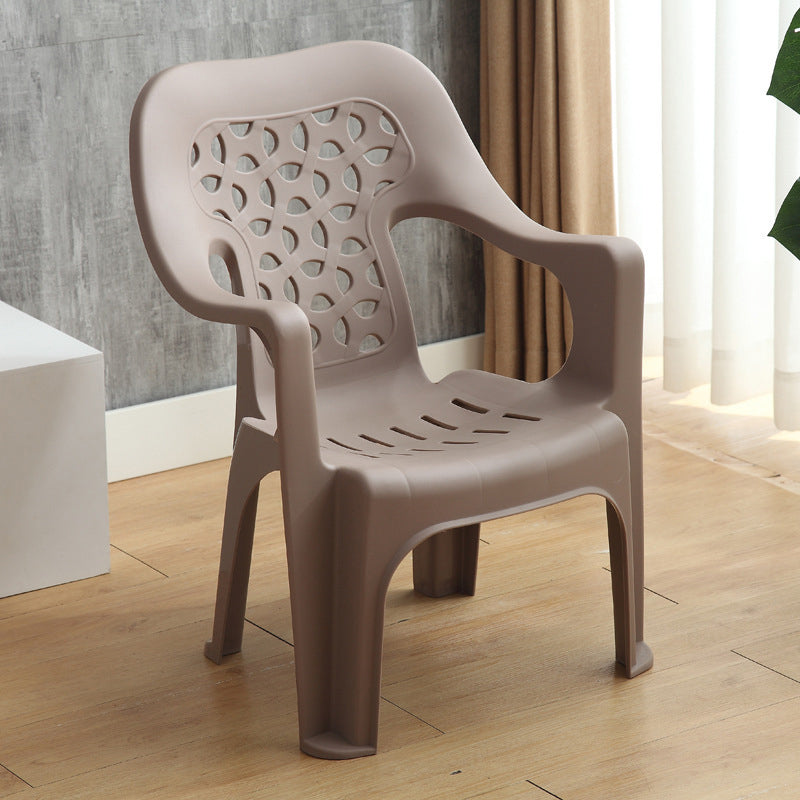 Contemporary Chair Dining Arm Chair for Kitchen with Plastic Legs