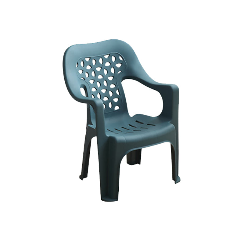 Contemporary Chair Dining Arm Chair for Kitchen with Plastic Legs