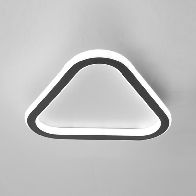 Geometrical Ceiling Mount Light Fixture Modern Style LED Aluminum Ceiling Flush Mount