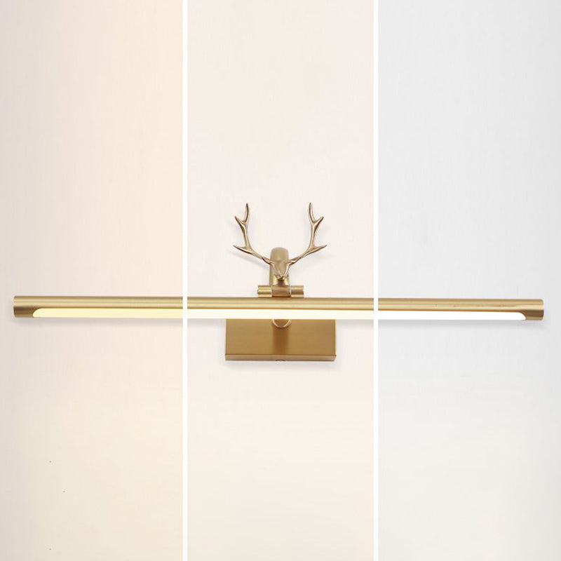 Antlers LED Vanity Light Modern Style Mirror Front Light with Acrylic Shade for Bathroom