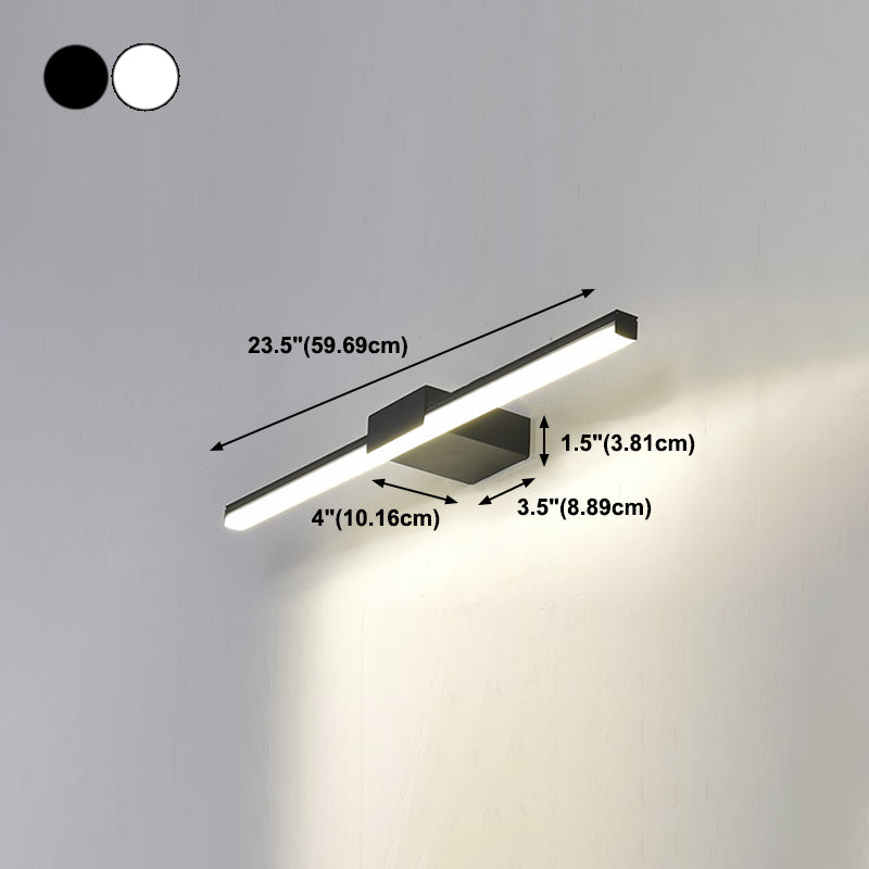 Wall Sconce Lighting Minimalist Metal LED Wall Lighting Fixture for Bathroom