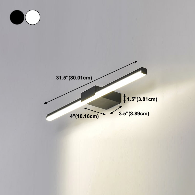 Wall Sconce Lighting Minimalist Metal LED Wall Lighting Fixture for Bathroom