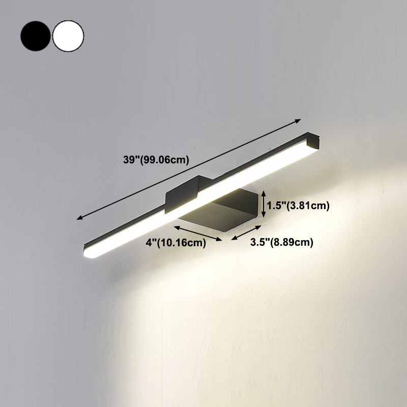 Wall Sconce Lighting Minimalist Metal LED Wall Lighting Fixture for Bathroom