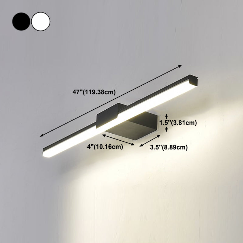 Wall Sconce Lighting Minimalist Metal LED Wall Lighting Fixture for Bathroom