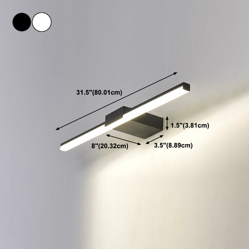 Wall Sconce Lighting Minimalist Metal LED Wall Lighting Fixture for Bathroom