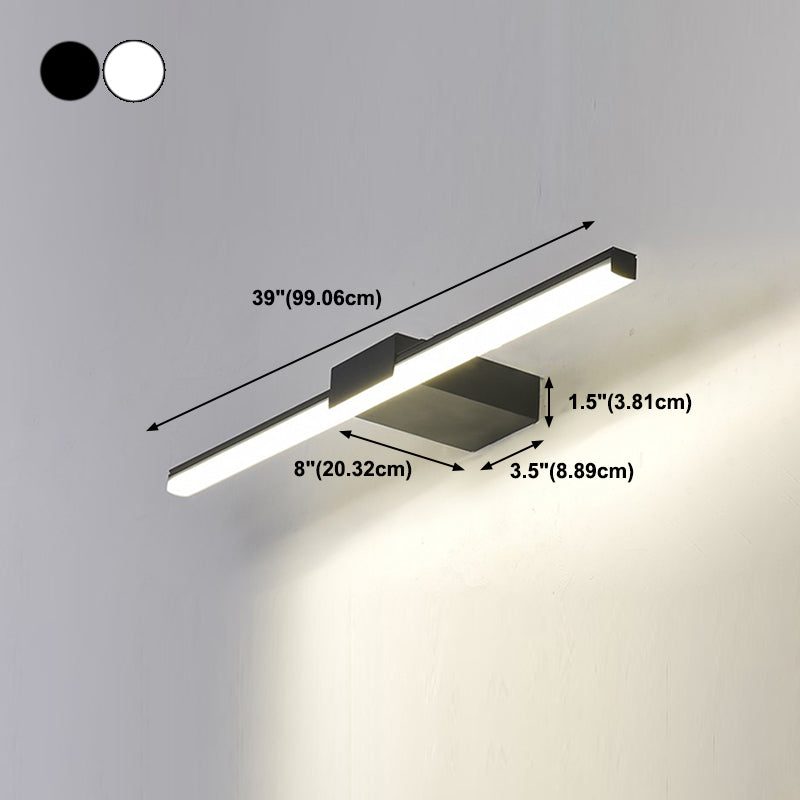 Wall Sconce Lighting Minimalist Metal LED Wall Lighting Fixture for Bathroom