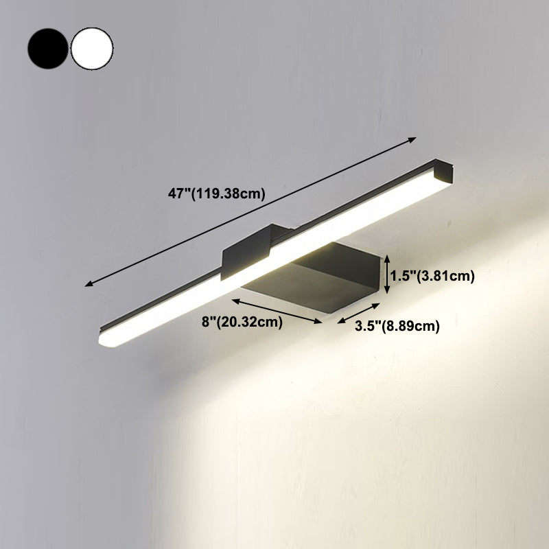 Wall Sconce Lighting Minimalist Metal LED Wall Lighting Fixture for Bathroom