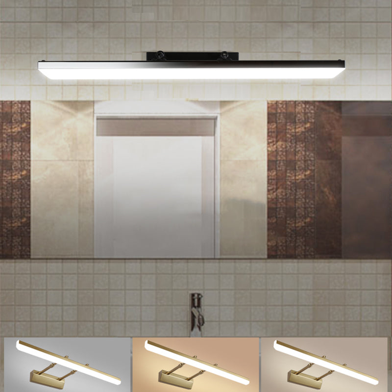 Metal Wall Lighting Fixture Modern LED Wall Mount Light Fixture for Bathroom