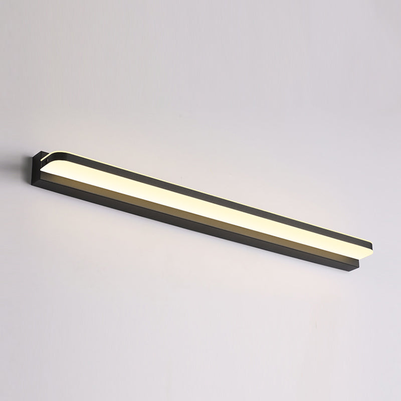 Modern Metallic LED Wall Sconce Simplicity Bathroom Vanity Lighting Fixtures