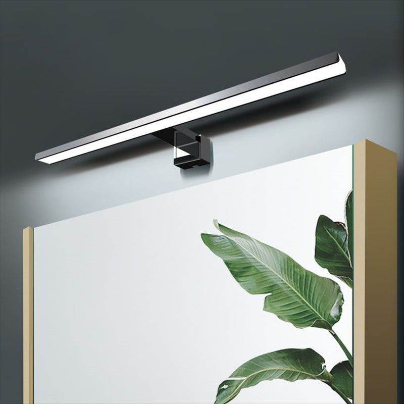 Linear Vanity Light Modern Metal 1 Light LED Mirror Light for Bathroom